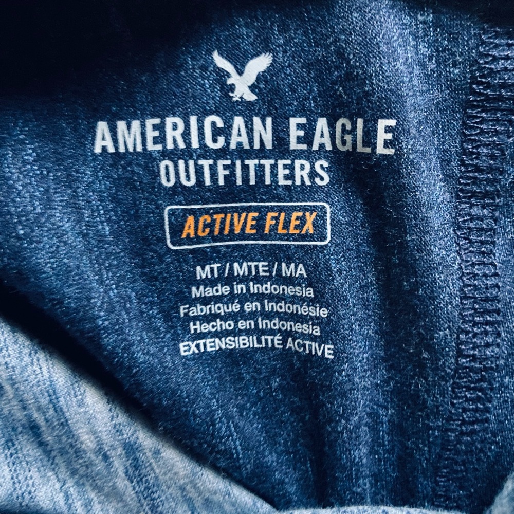 🧨American Eagle Mens Henley T- Shirt (thin) Size: L (SEND ANY OFFER OVER $6‼️)🧨 - Picture 2 of 3